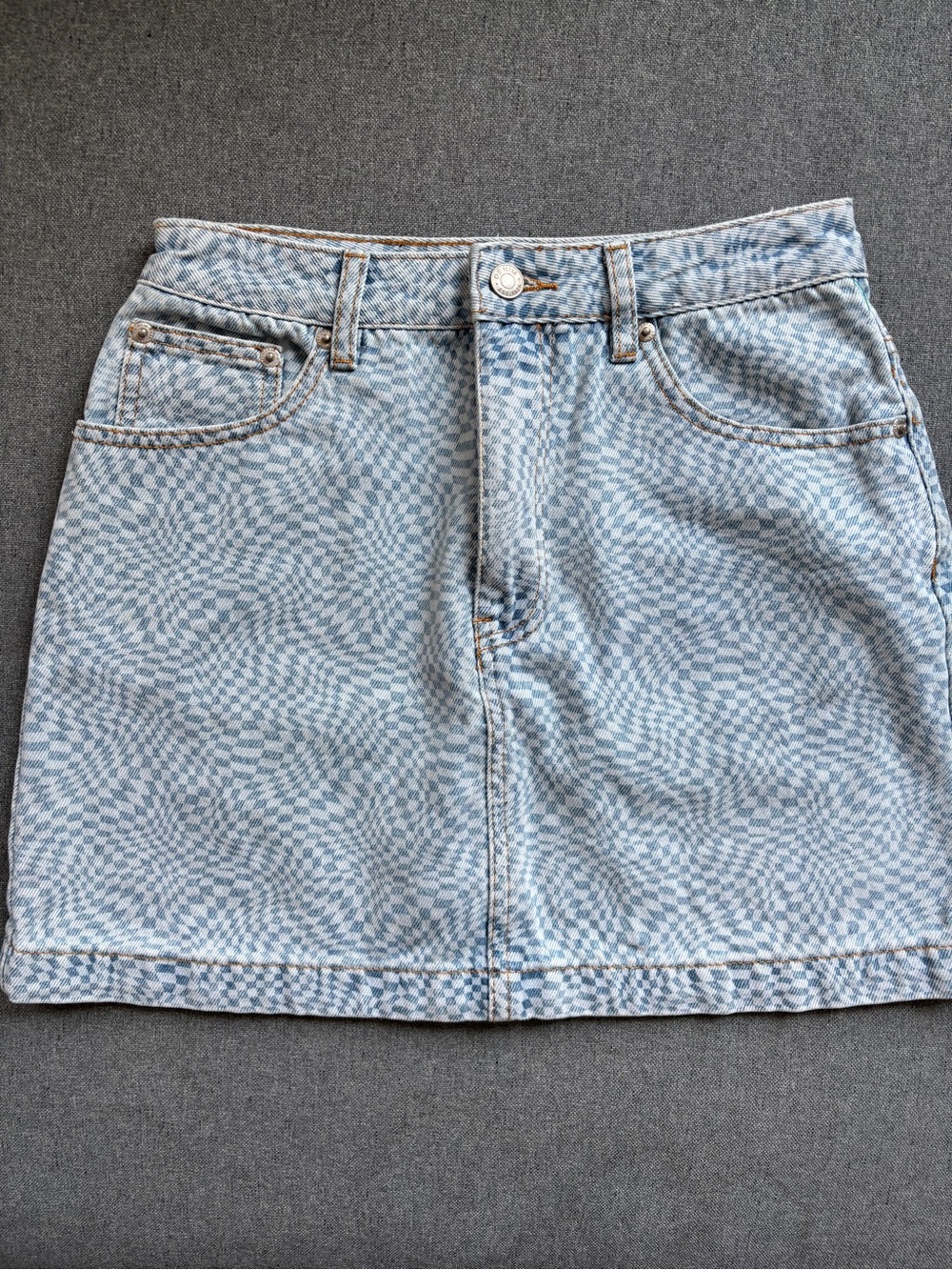 Glassons Patterned Denim Skirt